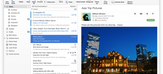 Советы по Outlook для Mac 2016