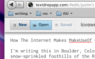 Редактировать текстовые файлы в вашем Dropbox из вашего браузера с TextDropApp