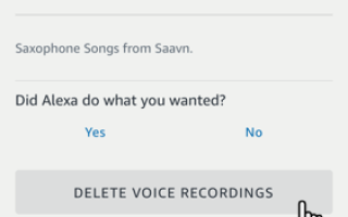 Как удалить ваши данные Amazon Echo Voice