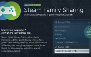 Семейный обмен в Steam: как вы его используете?