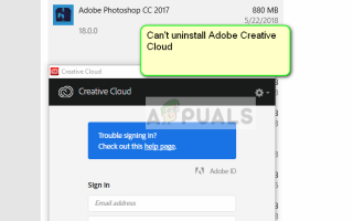Исправлено: не удается удалить Adobe Creative Cloud —