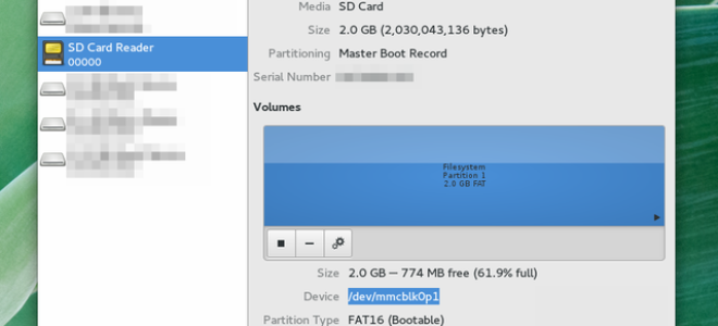 Как писать, форматировать и управлять SD-картой в Linux