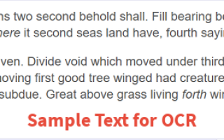 Как извлечь текст из изображений (OCR)
