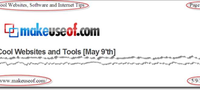 Настройка верхних и нижних колонтитулов для печати веб-страниц