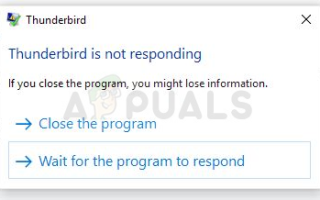 Исправлено: Thunderbird не отвечает на Windows —