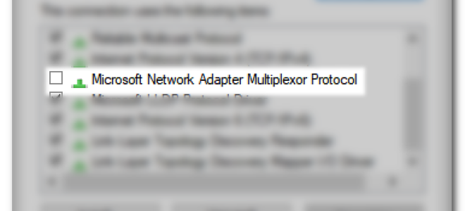 Что такое протокол мультиплексора сетевого адаптера Microsoft и должен ли он быть включен? —