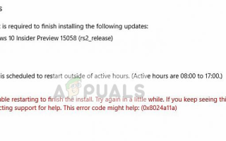 Исправлено: ошибка Windows Update 0x8024a11a в Windows 10 —