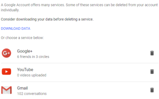 Как удалить свою учетную запись Gmail