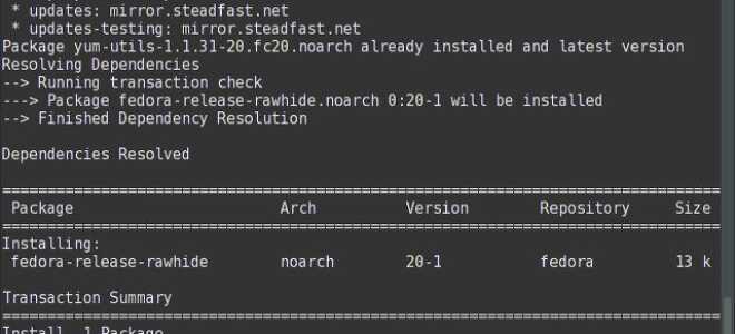 Будьте на переднем крае Linux с Fedora Rawhide