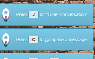 Быстрое изучение сочетаний клавиш Gmails с KeyRocket для Gmail