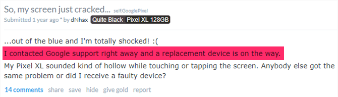 Google Pixel 2 Обзор: это лучший смартфон когда-либо? Reddit битый пиксель xl 670x192