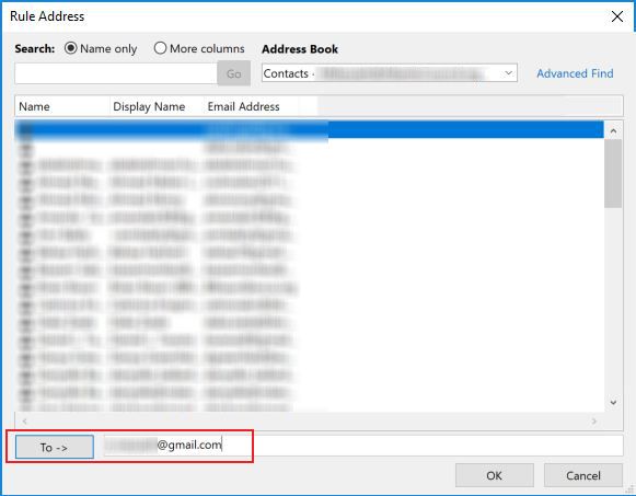 Как автоматически пересылать электронные письма в Outlook и Gmail Outlook Правило 4