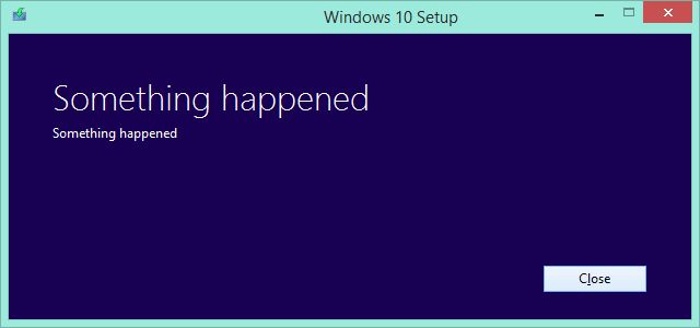 Windows 10 что-то случилось