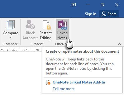 Microsoft OneNote - связанные заметки