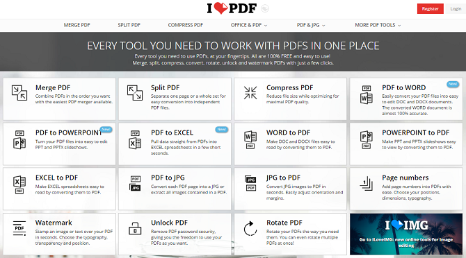 5 бесплатных инструментов для редактирования PDF файлов ilovepdf 670x372