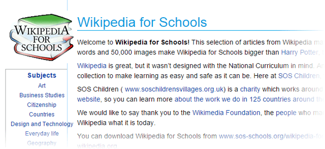 Википедия для школ