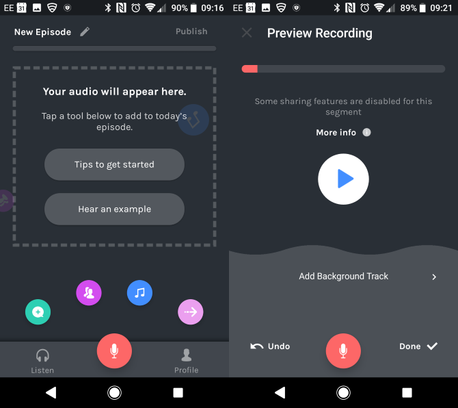 Якорное Android-приложение для подкастинга