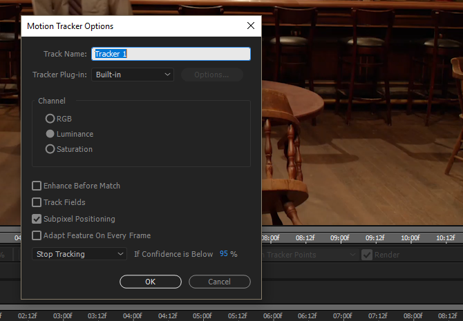 Как перемещать текст в опциях трекера Adobe After Effects