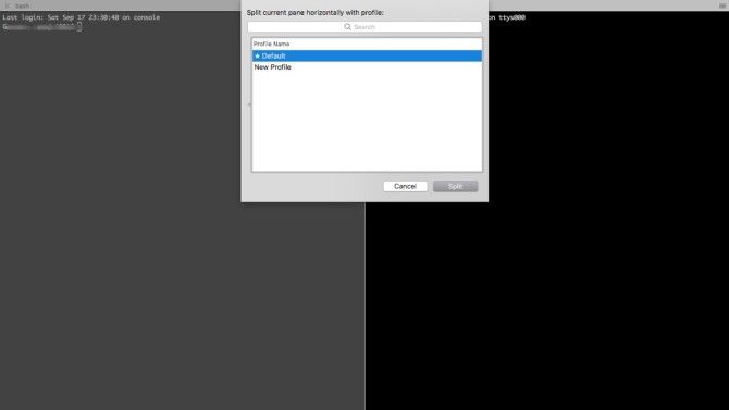 Скриншот примера терминала iTerm Mac