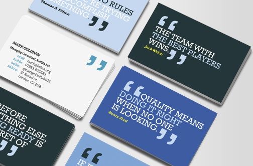 пользовательские визитки