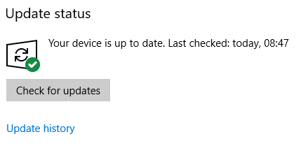 обновление windows 10