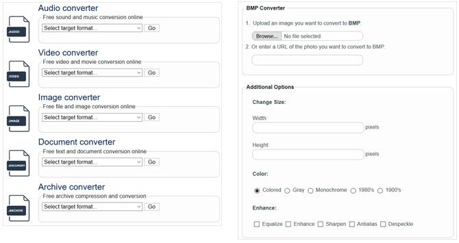 бесплатные онлайн инструменты для конвертации файлов