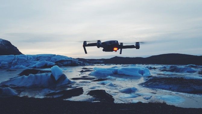 Беспилотный полет в арктической среде