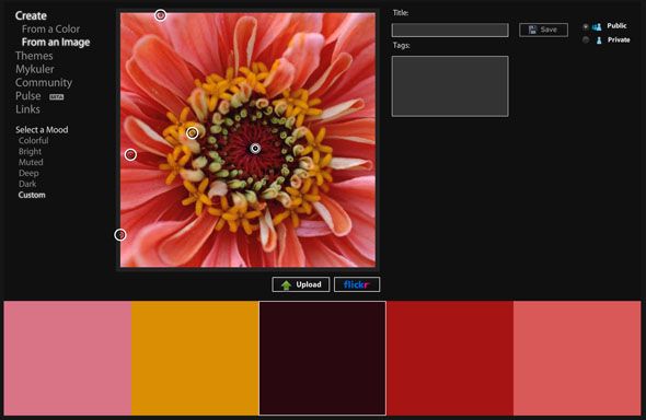найти цветовую схему