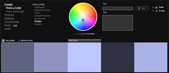 найти цветовую схему