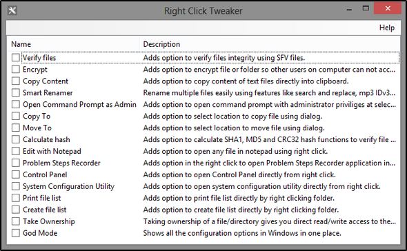 Твикер правой кнопкой мыши