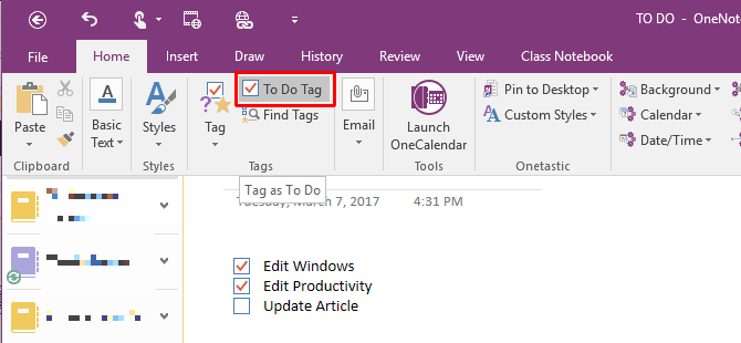 5 Office 365 бизнес-инструментов для повышения производительности труда OneNote Home To Do Tag 670x310