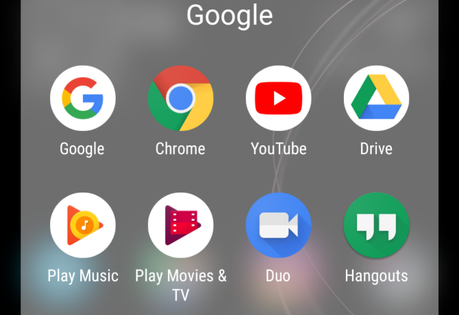 Типичные приложения Google на Android