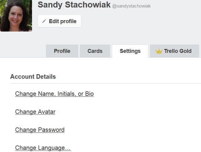 TrelloProfilePage