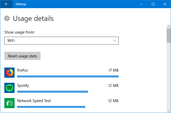 Windows 10 WiFi Информация об использовании
