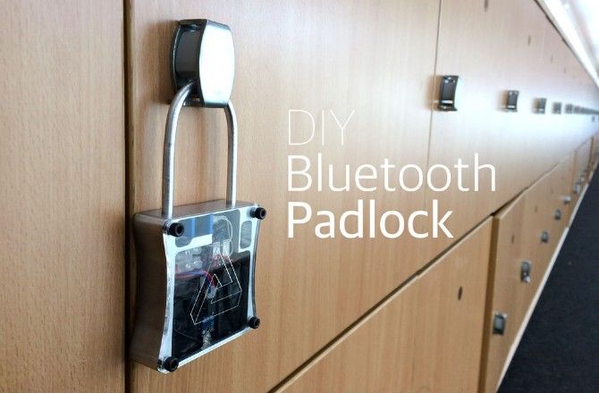 Bluetooth-замок разблокируется с телефона