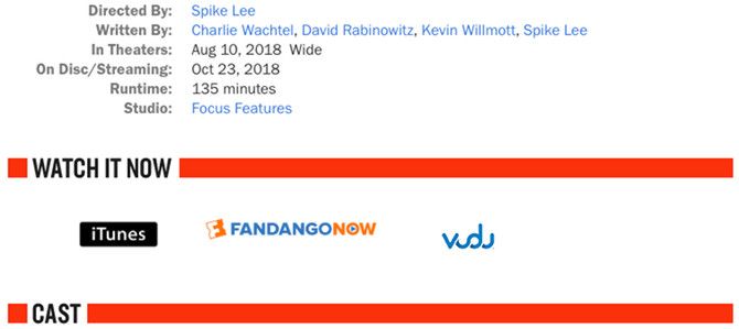 гнилые помидоры показывают фильмы на потоковом
