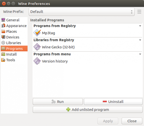 Проект Vineyard для интерфейса Linux