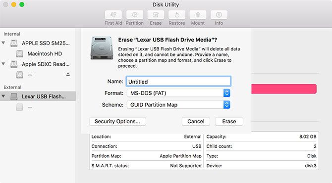 Как создать и загрузиться с USB-накопителя Linux на Mac