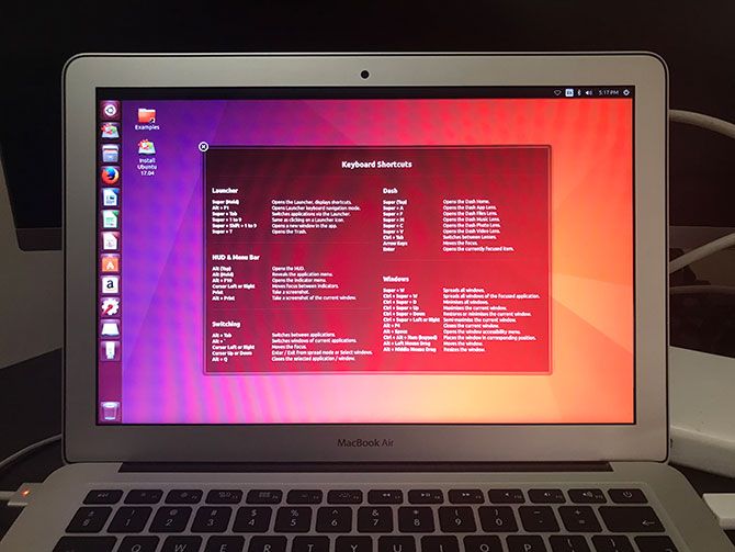 Как создать и загрузить с USB-накопителя Linux на Mac MacBook Ubuntu