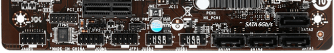 MSI обзор материнской платы J разъемы