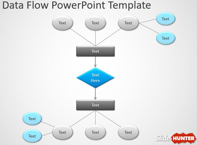 Блок-схема данных PowerPoint