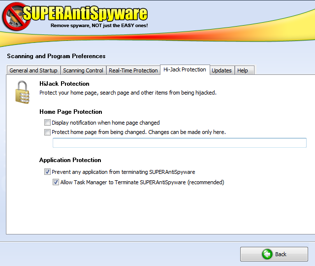 Настройки SAS Hijack
