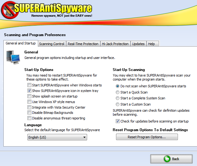 Настройки SAS - Общие