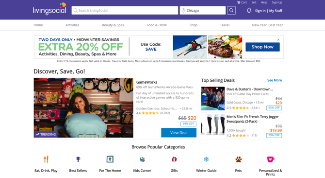 Скриншот Livingsocial