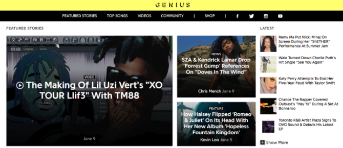 Скриншот Genius