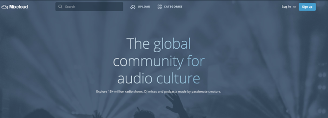 Скриншот Mixcloud