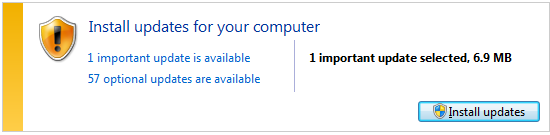 Установите обновления Windows