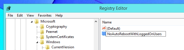 Центр обновления Windows отключить автоматический перезапуск