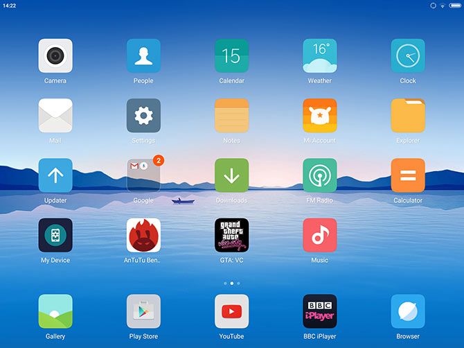 Xiaomi MiPad 3 Обзор домашнего экрана