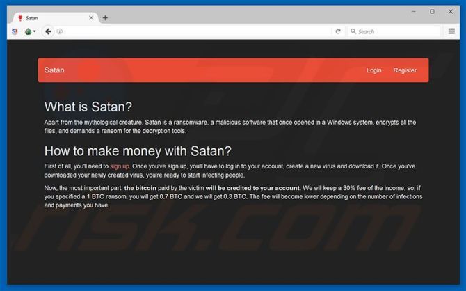 Ransomware-как-услуга принесет хаос для всех Ransomware как услуга сатана